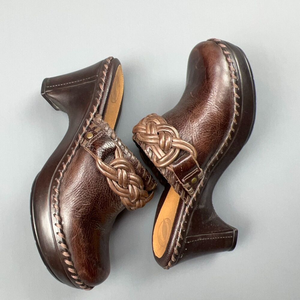 Nurture Sophia Leather Clogs